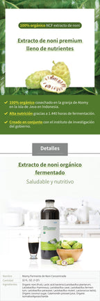 Fermento de noni concentrado