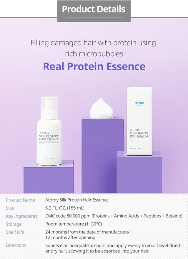 Proteina sin aclarado para el cabello