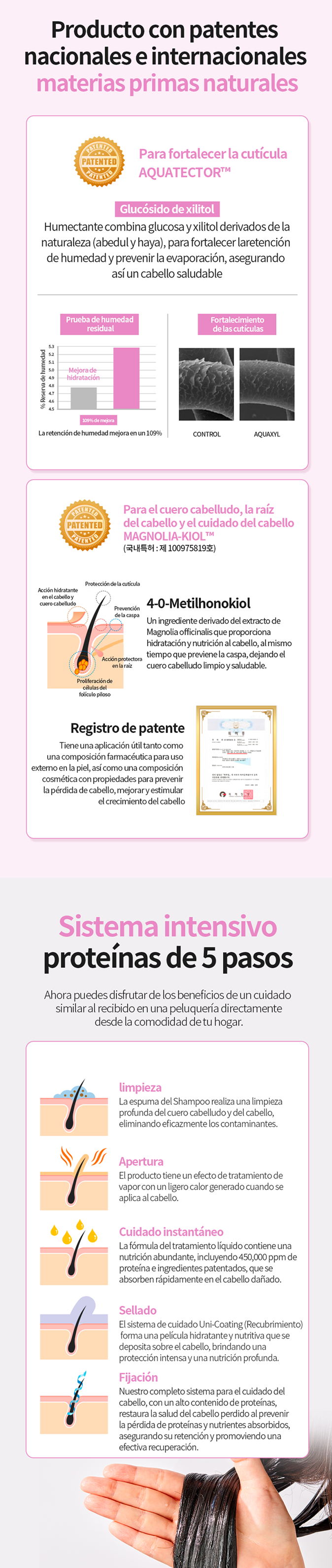 Champú cabello proteina - 400ml