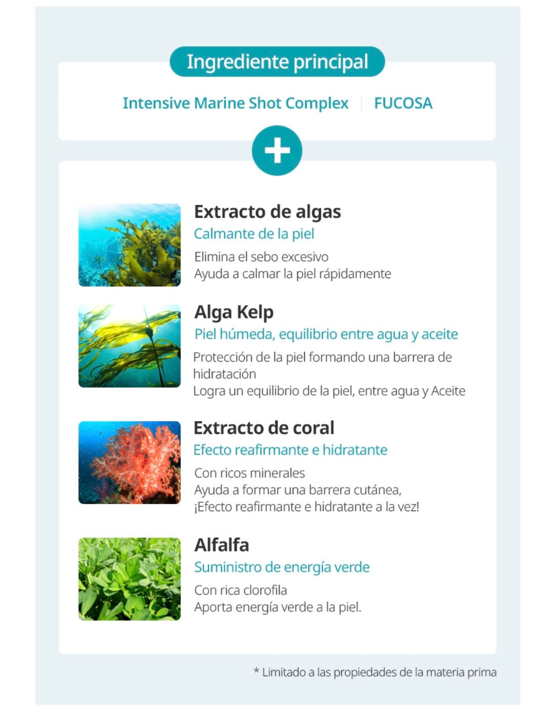 Mascarilla facial algas marinas