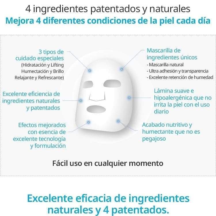 Mascariila algas marinas