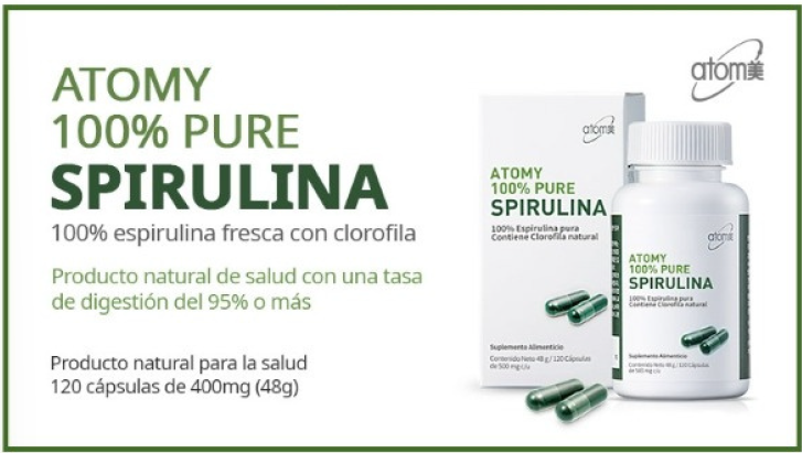 Esta "alga milagrosa" es un concentrado de proteínas de alta calidad y de otros componentes con propiedades estimulantes, depurativas y regeneradoras.