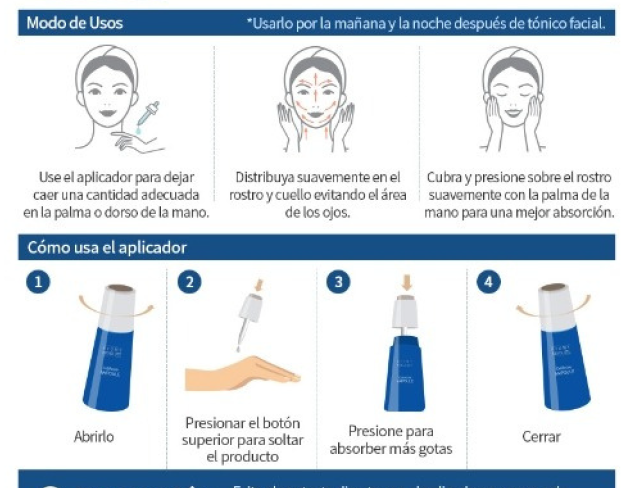 La ampolla multi-funcional intensiva con ingredientes altamente concentrados ayuda a reducir los signos visibles del envejecimiento.